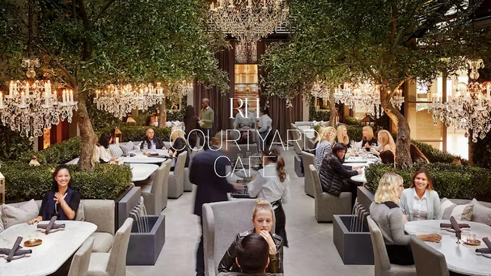 RH Courtyard Restaurant at RH